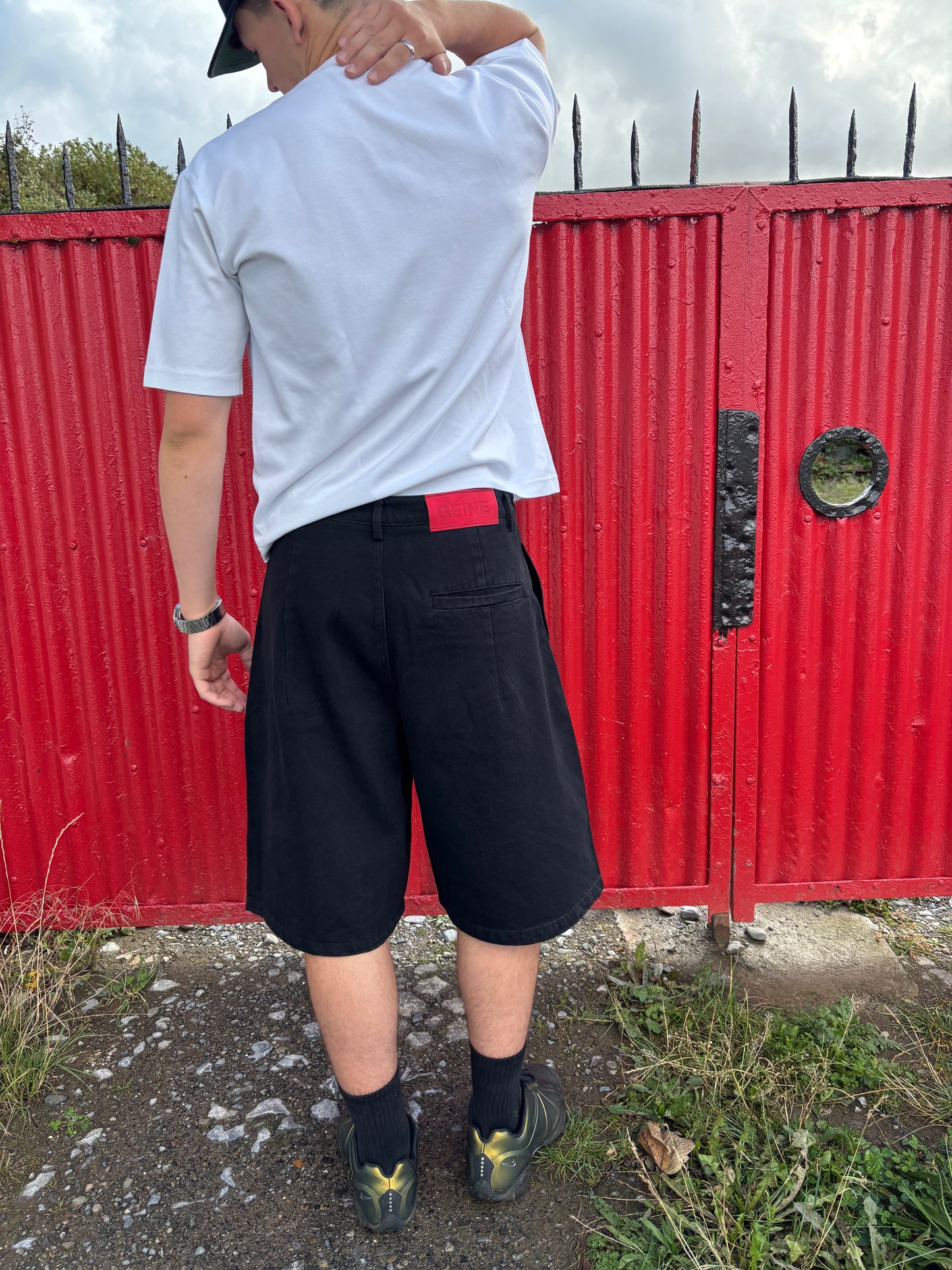 GÉINE Denim Jorts